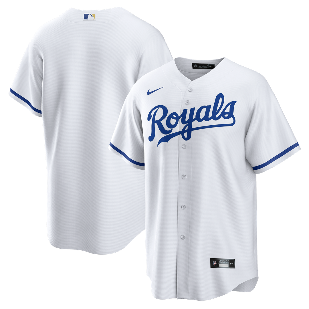 Kansas City Royals Nike Home Big & Tall Replica Jersey - White Team Jersey Sports Fan Apparel