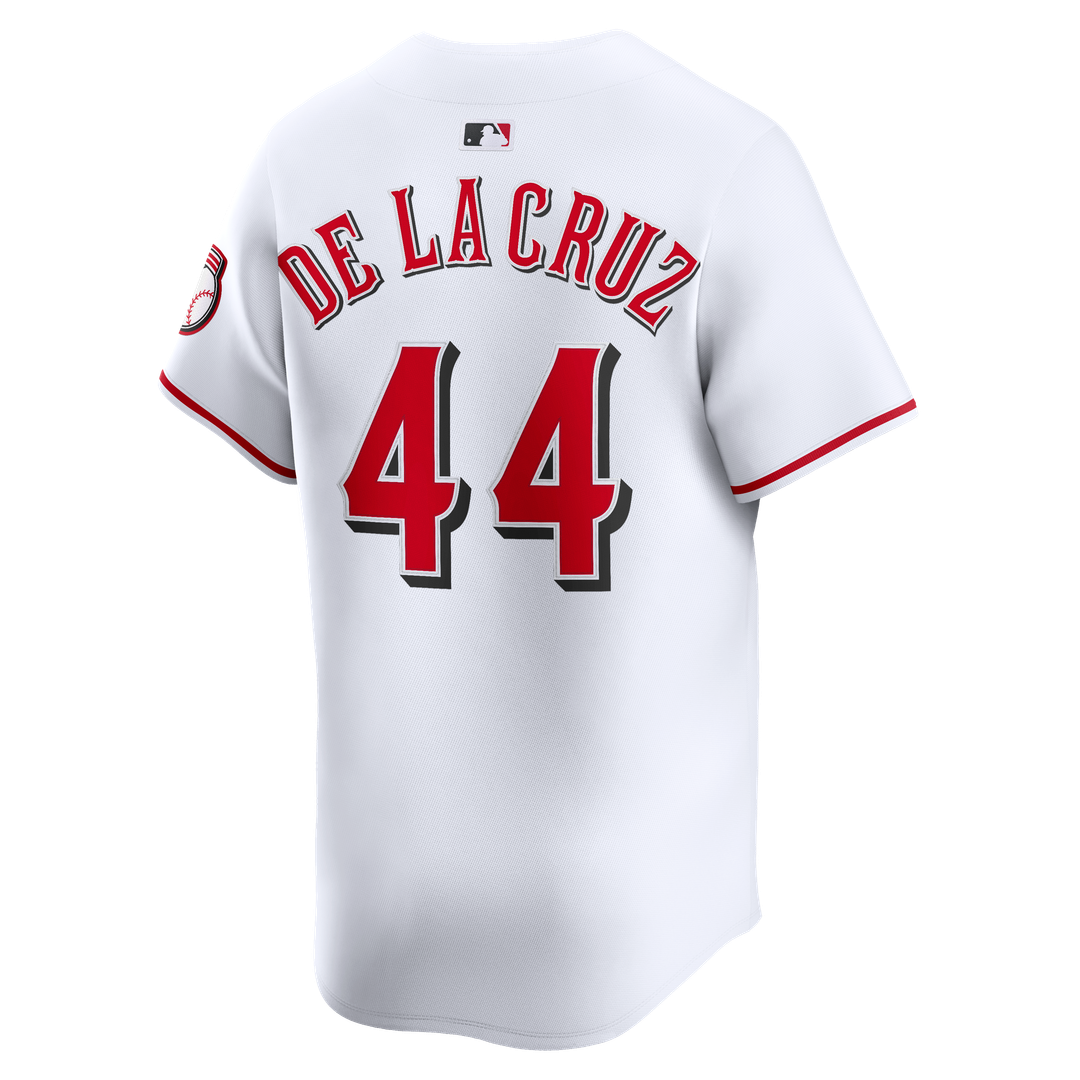 Cincinnati Reds Elly De La Cruz Nike Alternate 2 Limited Player Jersey - White Team Jersey Sports Fan Apparel