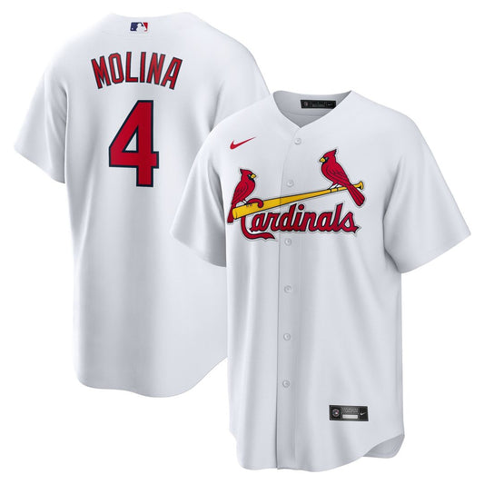 St. Louis Cardinals Yadier Molina Nike Home Replica Retired Player Jersey - White Team Jersey Sports Fan Apparel