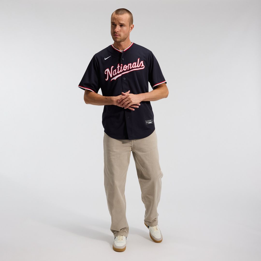 Washington Nationals Dylan Crews Nike Alternate Replica Jersey - Navy Team Jersey Sports Fan Apparel