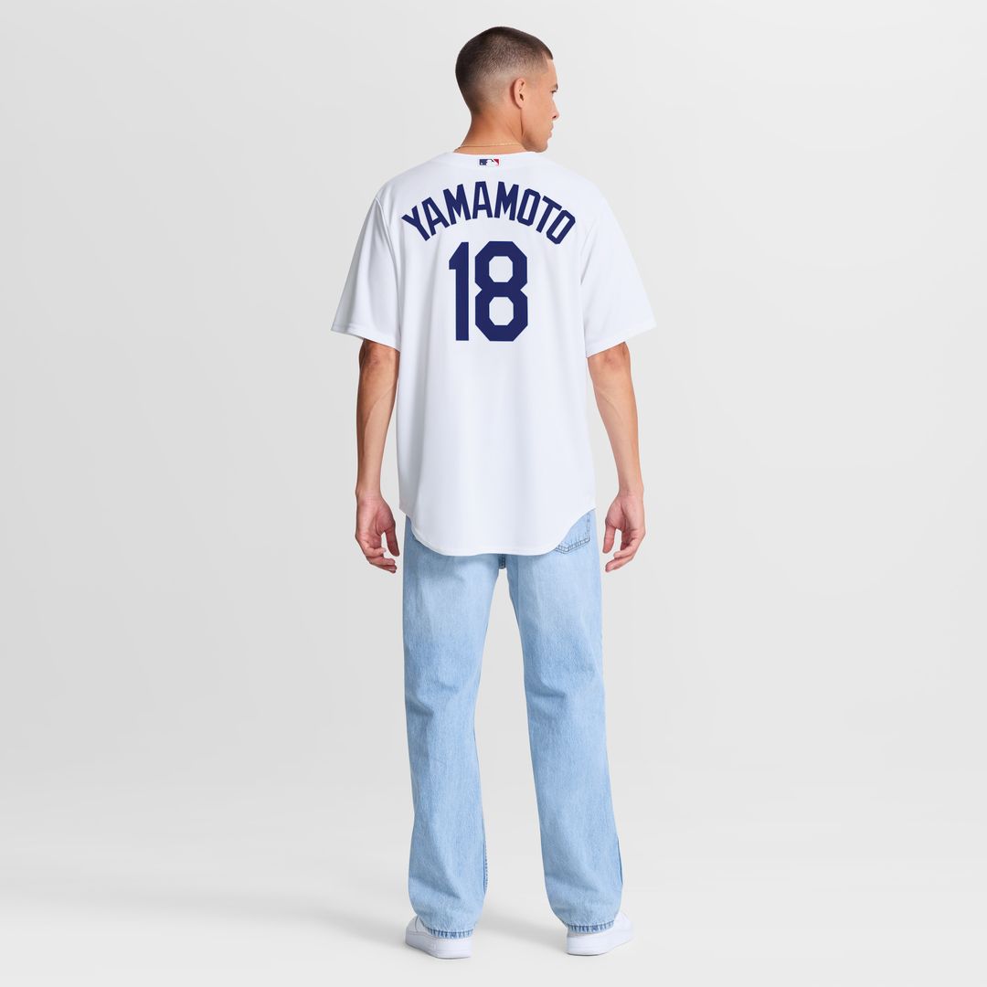Los Angeles Dodgers Yoshinobu Yamamoto Nike Home Replica Jersey - White Team Jersey Sports Fan Apparel
