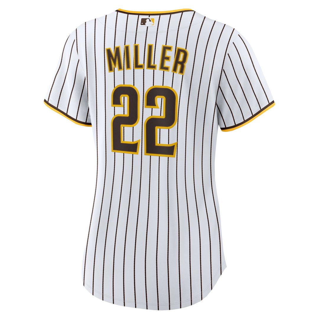 San Diego Padres Mason Miller Nike Women's Home Replica Jersey - White Team Jersey Sports Fan Apparel
