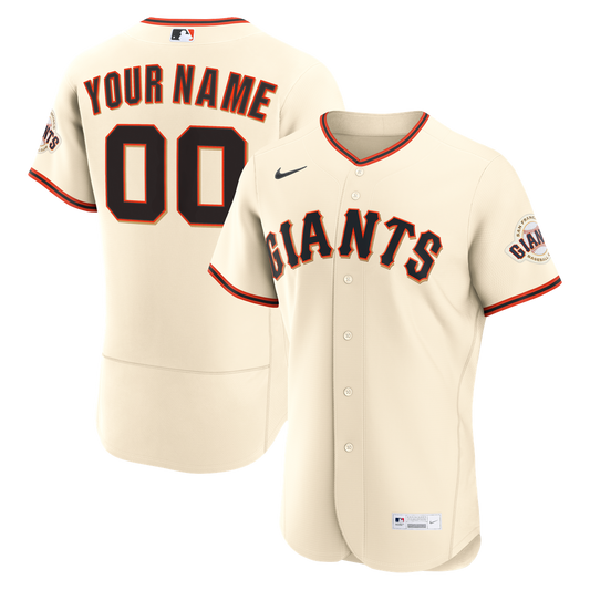 San Francisco Giants Nike Home Authentic Custom Jersey - Cream Team Jersey Sports Fan Apparel