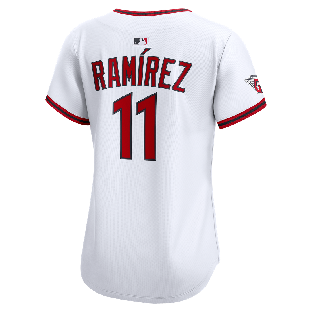 Cleveland Guardians José Ramírez Nike Women's Home Limited Player Jersey - White Team Jersey Sports Fan Apparel
