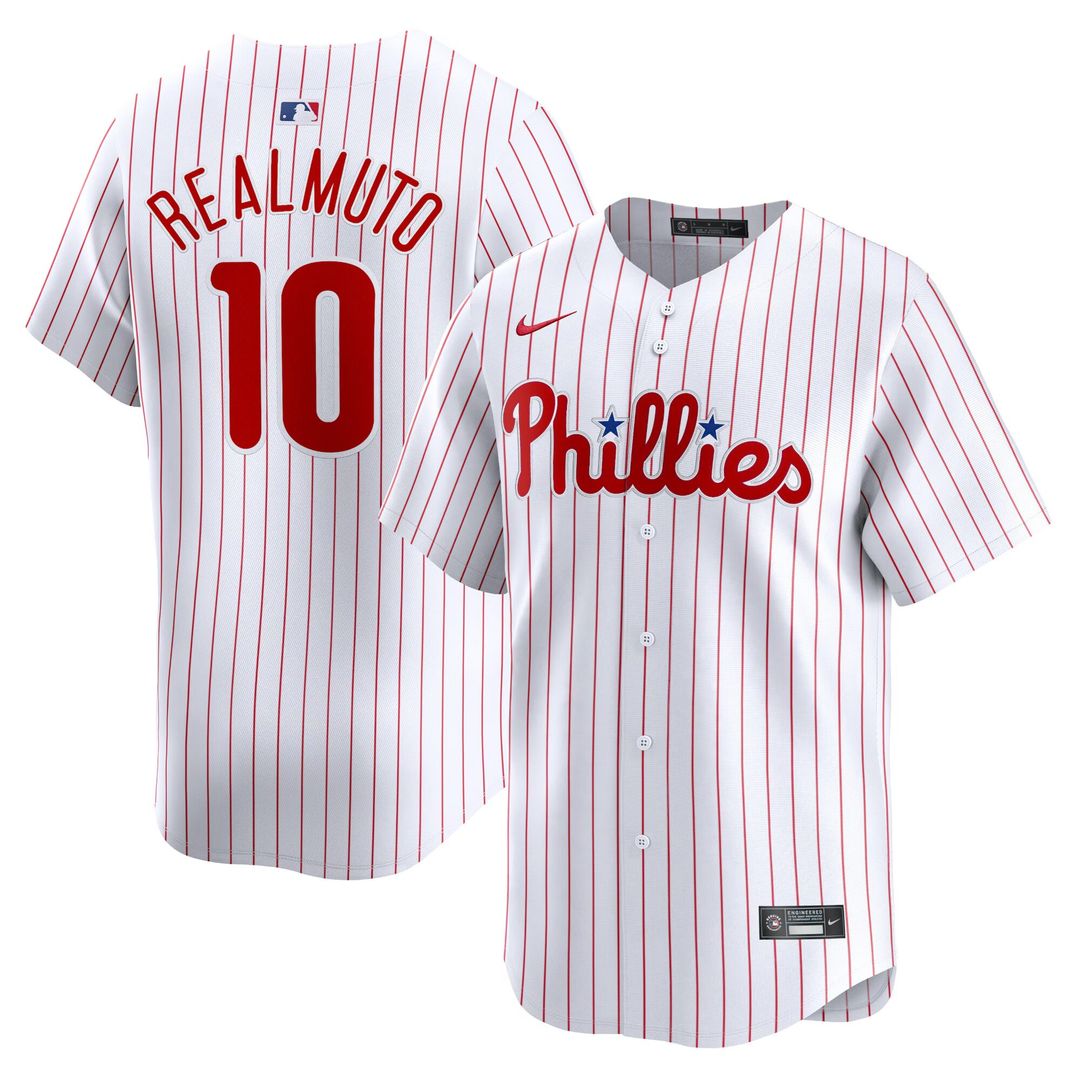 Philadelphia Phillies J.T. Realmuto Nike Home Limited Player Jersey - White Team Jersey Sports Fan Apparel