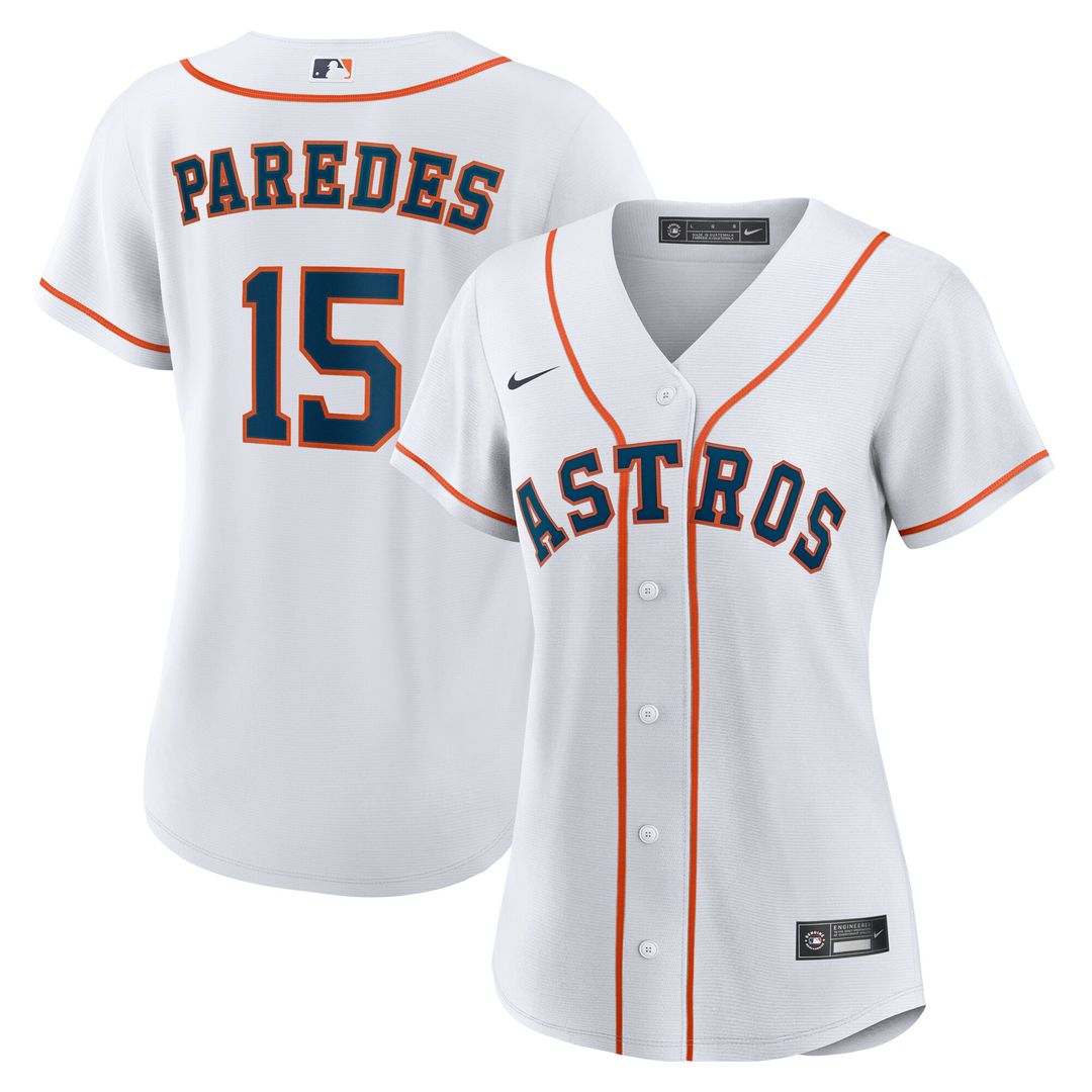 Houston Astros Isaac Paredes Nike Women's Home Replica Jersey - White Team Jersey Sports Fan Apparel