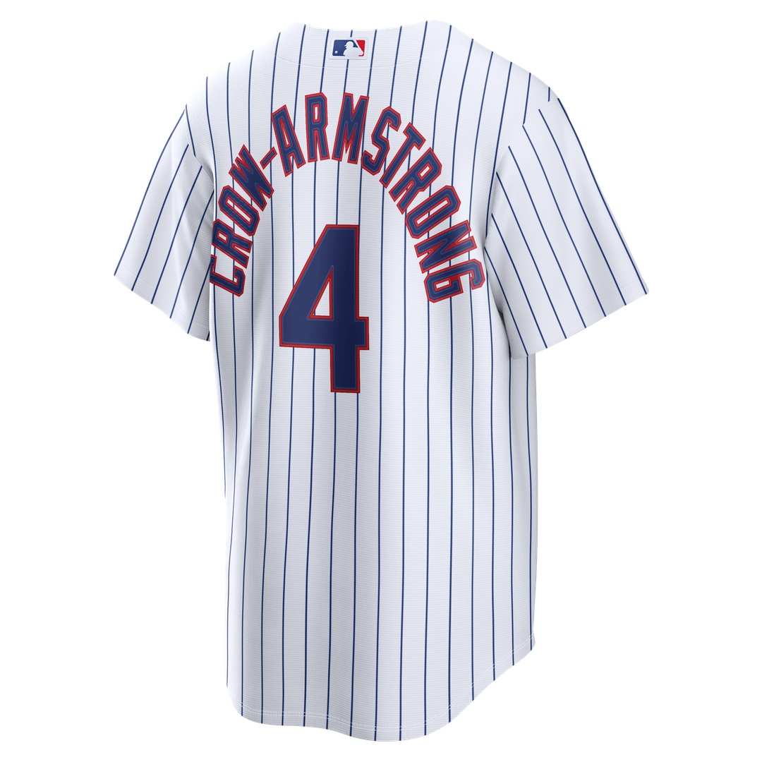 Chicago Cubs Pete Crow - Armstrong Nike Home Replica Jersey - White Team Jersey Sports Fan Apparel