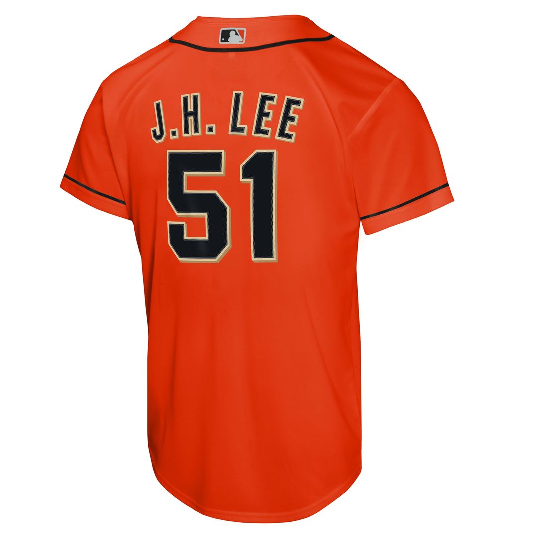 San Francisco Giants Jung Hoo Lee Nike Youth Alternate 2 Replica Jersey - Black Team Jersey Sports Fan Apparel