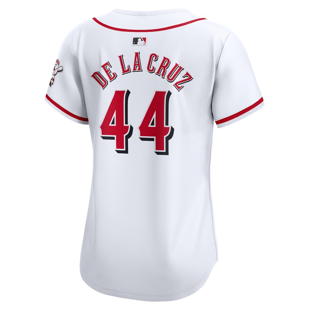 Cincinnati Reds Elly De La Cruz Nike Women's Home Limited Player Jersey - White Team Jersey Sports Fan Apparel