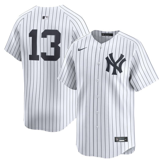 New York Yankees Jazz Chisholm Jr. Nike Home Limited Player Jersey - White Team Jersey Sports Fan Apparel