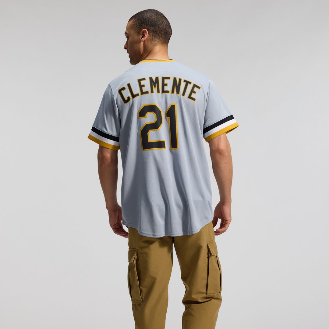 Pittsburgh Pirates Roberto Clemente Nike Throwback Cooperstown Limited Jersey - Gray Team Jersey Sports Fan Apparel