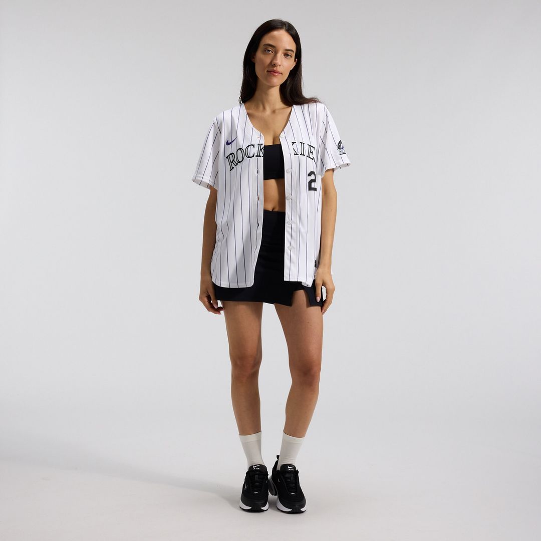Colorado Rockies Kris Bryant Nike Women's Home Limited Player Jersey - White Team Jersey Sports Fan Apparel