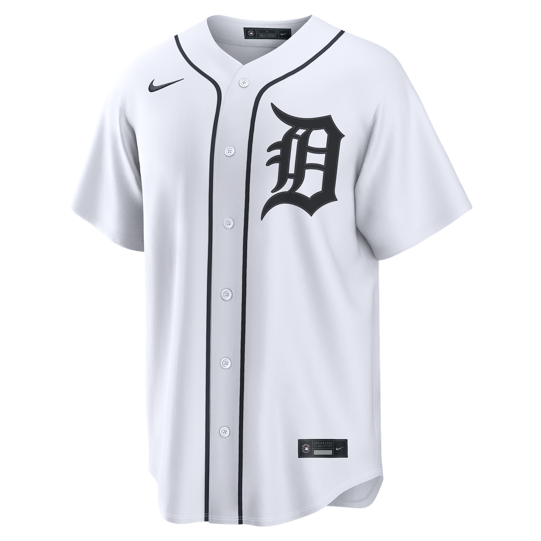 Detroit Tigers Tarik Skubal Nike Home Replica Jersey - White Team Jersey Sports Fan Apparel