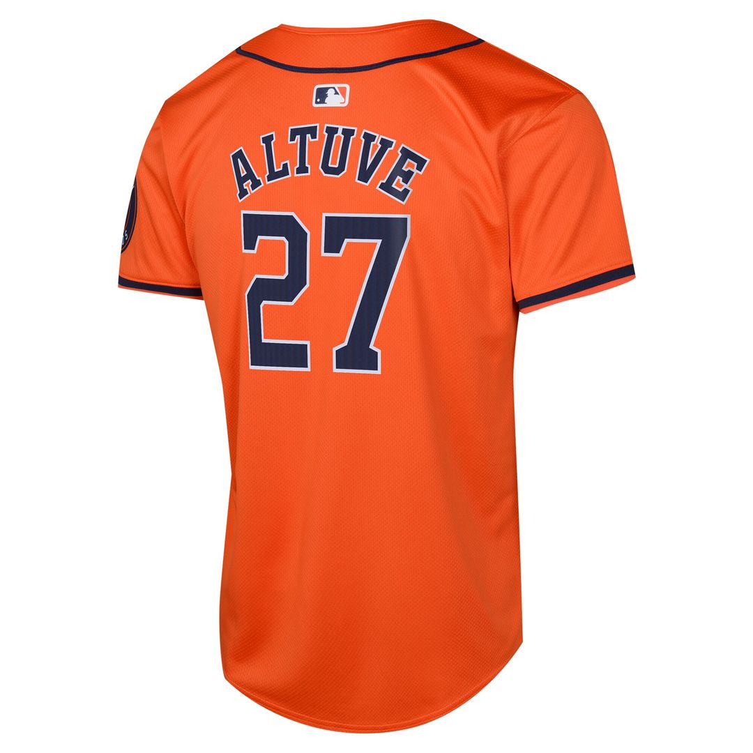 Houston Astros Jose Altuve Nike Youth Alternate Limited Player Jersey - Orange Team Jersey Sports Fan Apparel