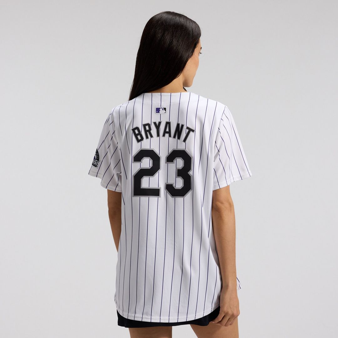 Colorado Rockies Kris Bryant Nike Women's Home Limited Player Jersey - White Team Jersey Sports Fan Apparel