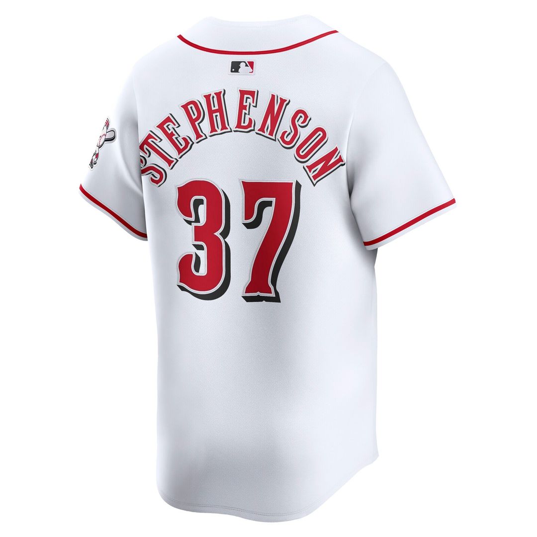 Cincinnati Reds Tyler Stephenson Nike Home Limited Player Jersey - White Team Jersey Sports Fan Apparel