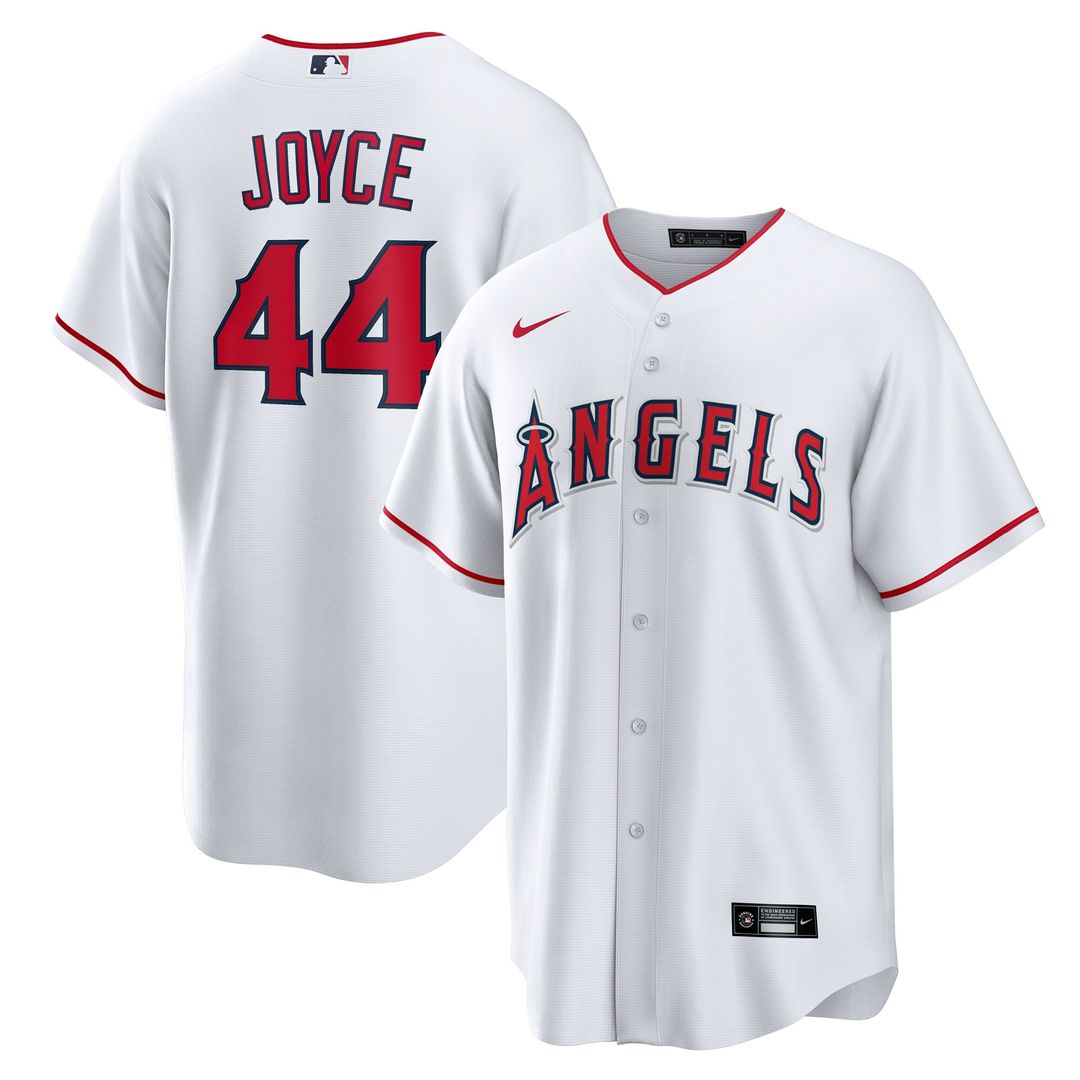 Los Angeles Angels Ben Joyce Nike Home Replica Jersey - White Team Jersey Sports Fan Apparel