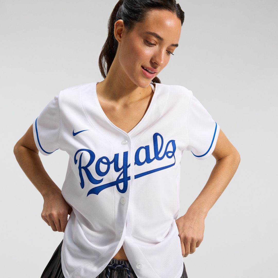 Kansas City Royals Nike Women's Home Replica Team Jersey - White Team Jersey Sports Fan Apparel