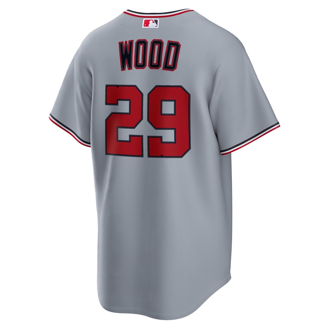 Washington Nationals James Wood Nike Alternate Replica Jersey - Navy Team Jersey Sports Fan Apparel
