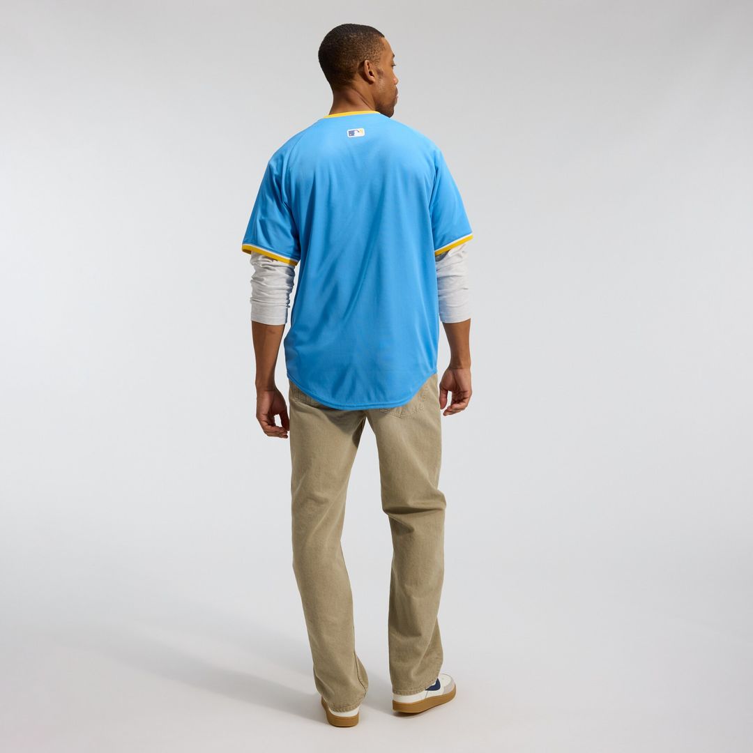 Milwaukee Brewers Nike City Connect Limited Jersey - Light Blue Team Jersey Sports Fan Apparel