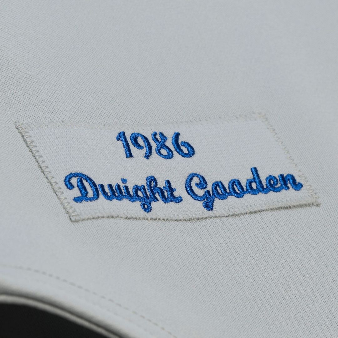 New York Mets Dwight Gooden Mitchell & Ness 1986 Authentic Jersey - White Team Jersey Sports Fan Apparel