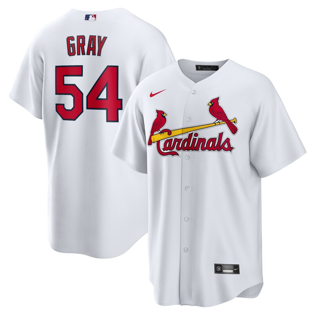 St. Louis Cardinals Sonny Gray Nike Home Replica Jersey - White Team Jersey Sports Fan Apparel
