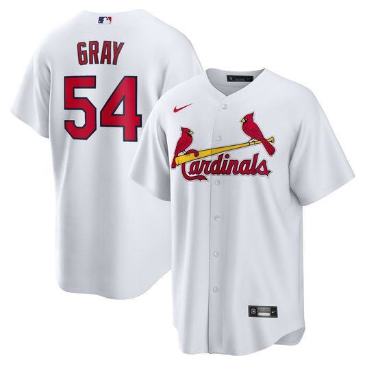 St. Louis Cardinals Sonny Gray Nike Home Replica Jersey - White Team Jersey Sports Fan Apparel