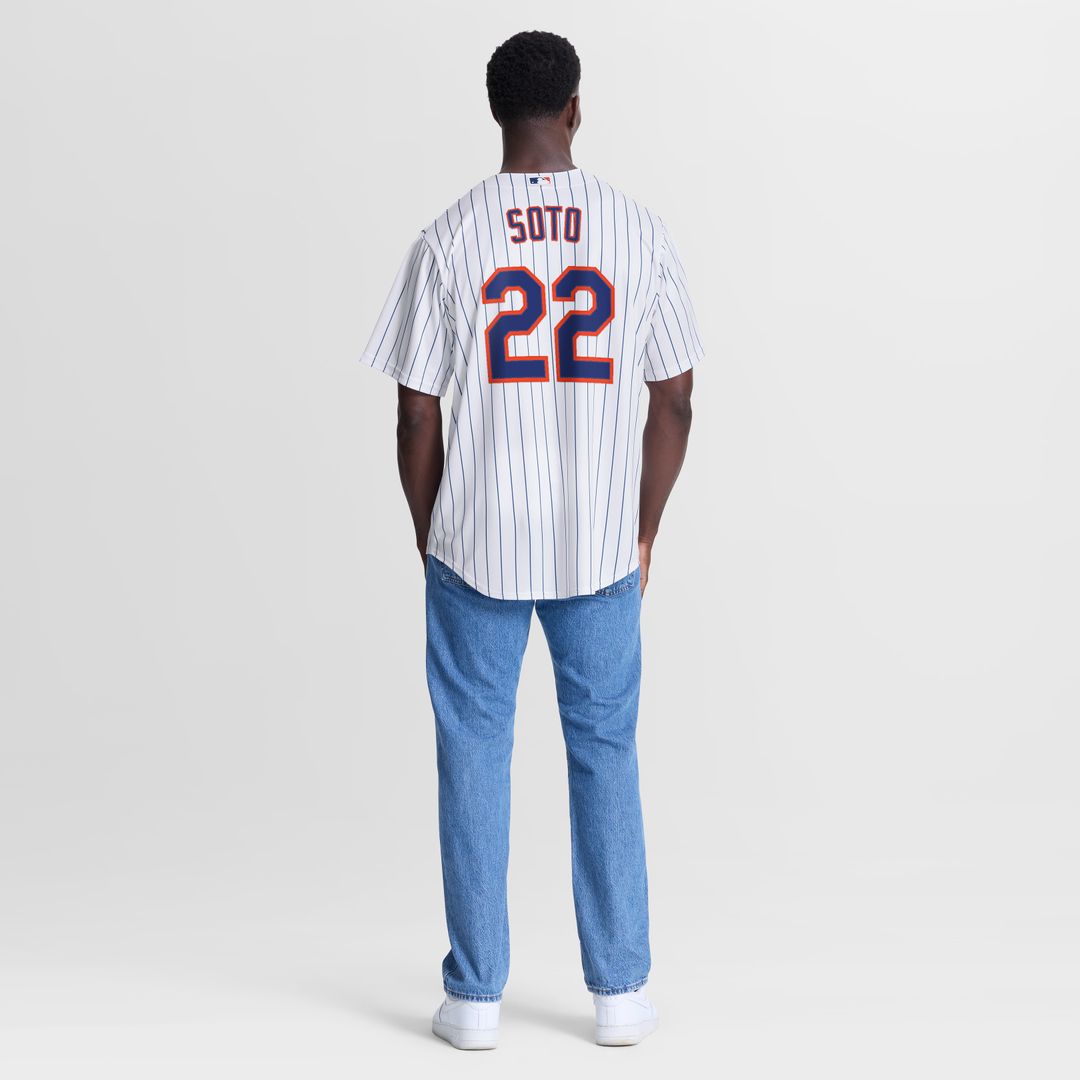 New York Mets Juan Soto Nike Home Replica Jersey - White Team Jersey Sports Fan Apparel
