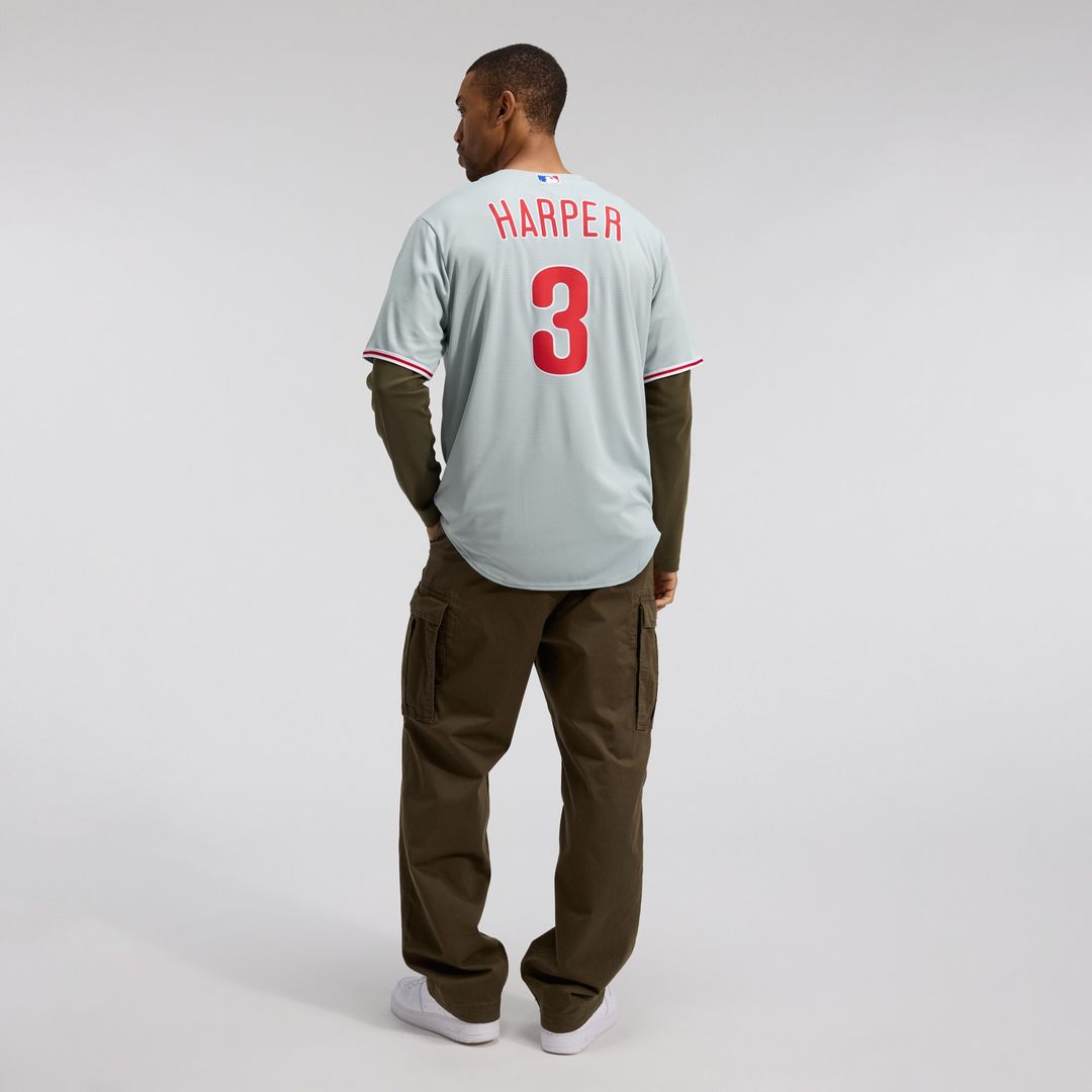 Philadelphia Phillies Bryce Harper Nike Road Replica Jersey - Gray Team Jersey Sports Fan Apparel