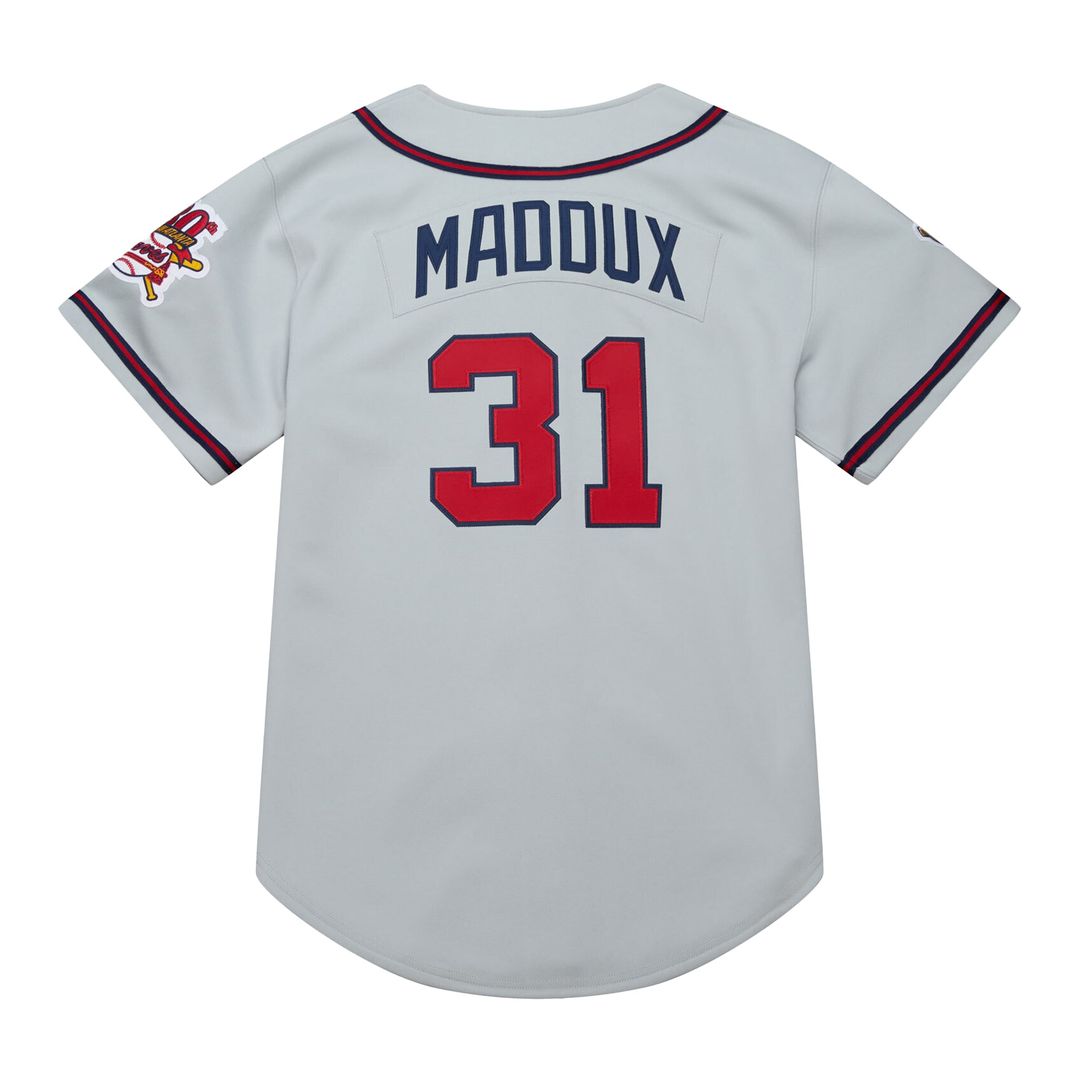 Atlanta Braves Greg Maddux Mitchell & Ness 1995 Throwback Authentic Jersey - Gray Team Jersey Sports Fan Apparel