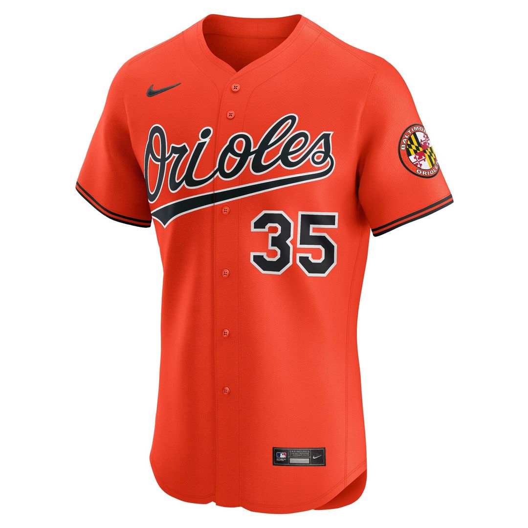 Baltimore Orioles Adley Rutschman Nike Alternate Elite Jersey - Black Team Jersey Sports Fan Apparel