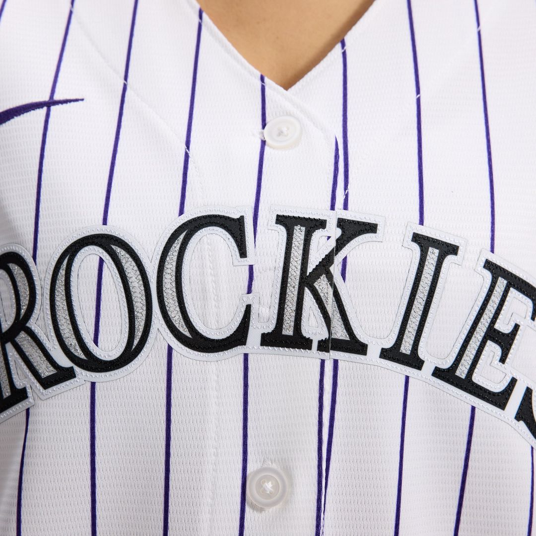 Colorado Rockies Nike Women's Home Replica Team Jersey - White Team Jersey Sports Fan Apparel