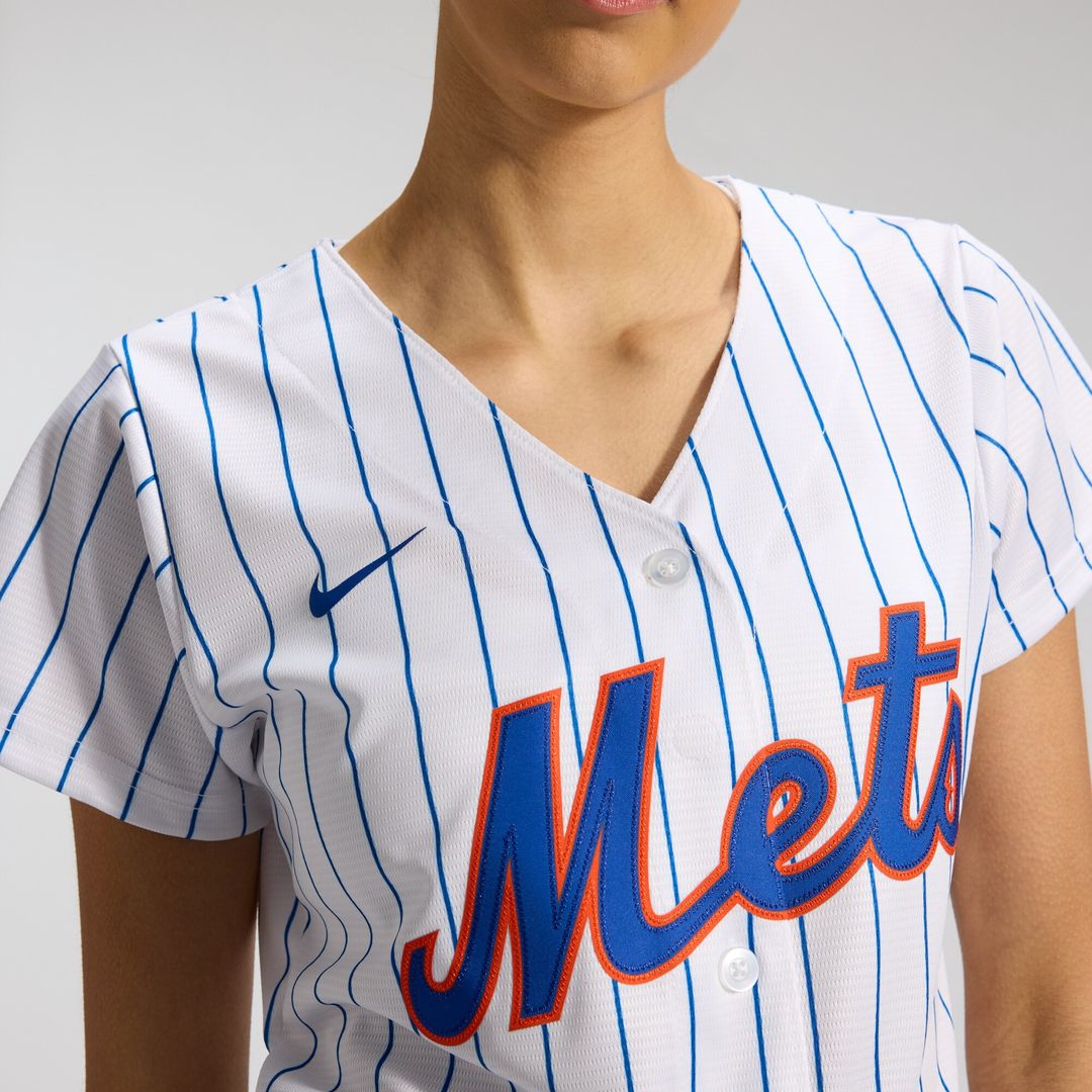 New York Mets Nike Women's Home Replica Team Jersey - White Team Jersey Sports Fan Apparel