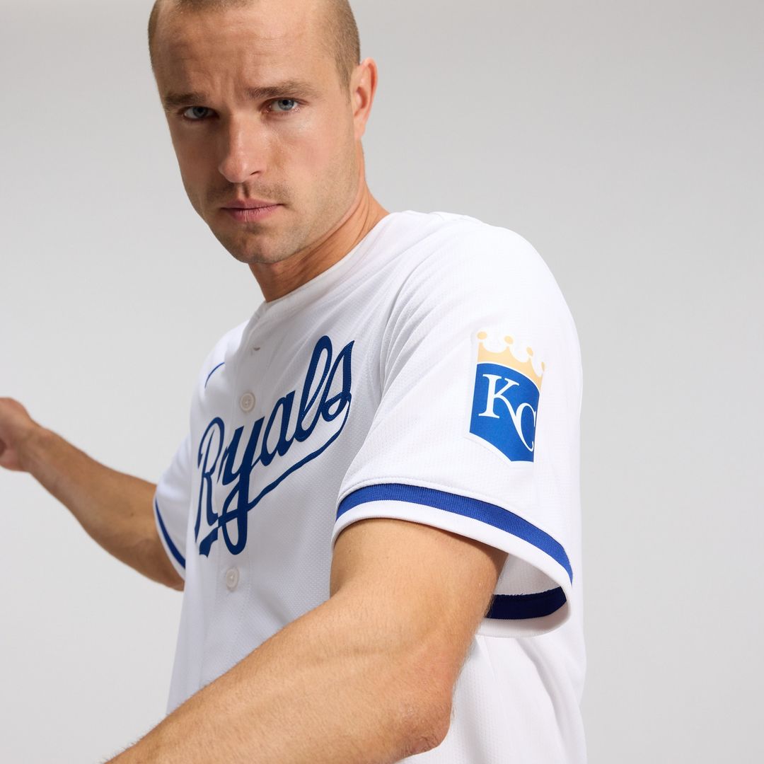 Kansas City Royals Nike Home Limited Jersey - White Team Jersey Sports Fan Apparel