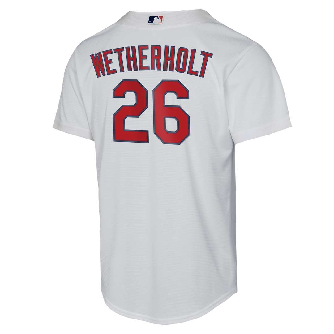 St. Louis Cardinals JJ Wetherholt Nike Youth Home Replica Jersey - White Team Jersey Sports Fan Apparel