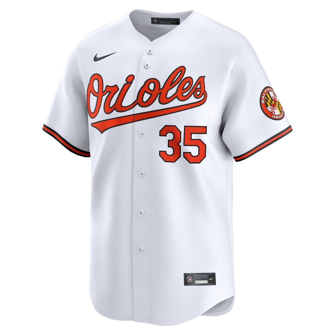 Baltimore Orioles Adley Rutschman Nike Home Limited Player Jersey - White Team Jersey Sports Fan Apparel
