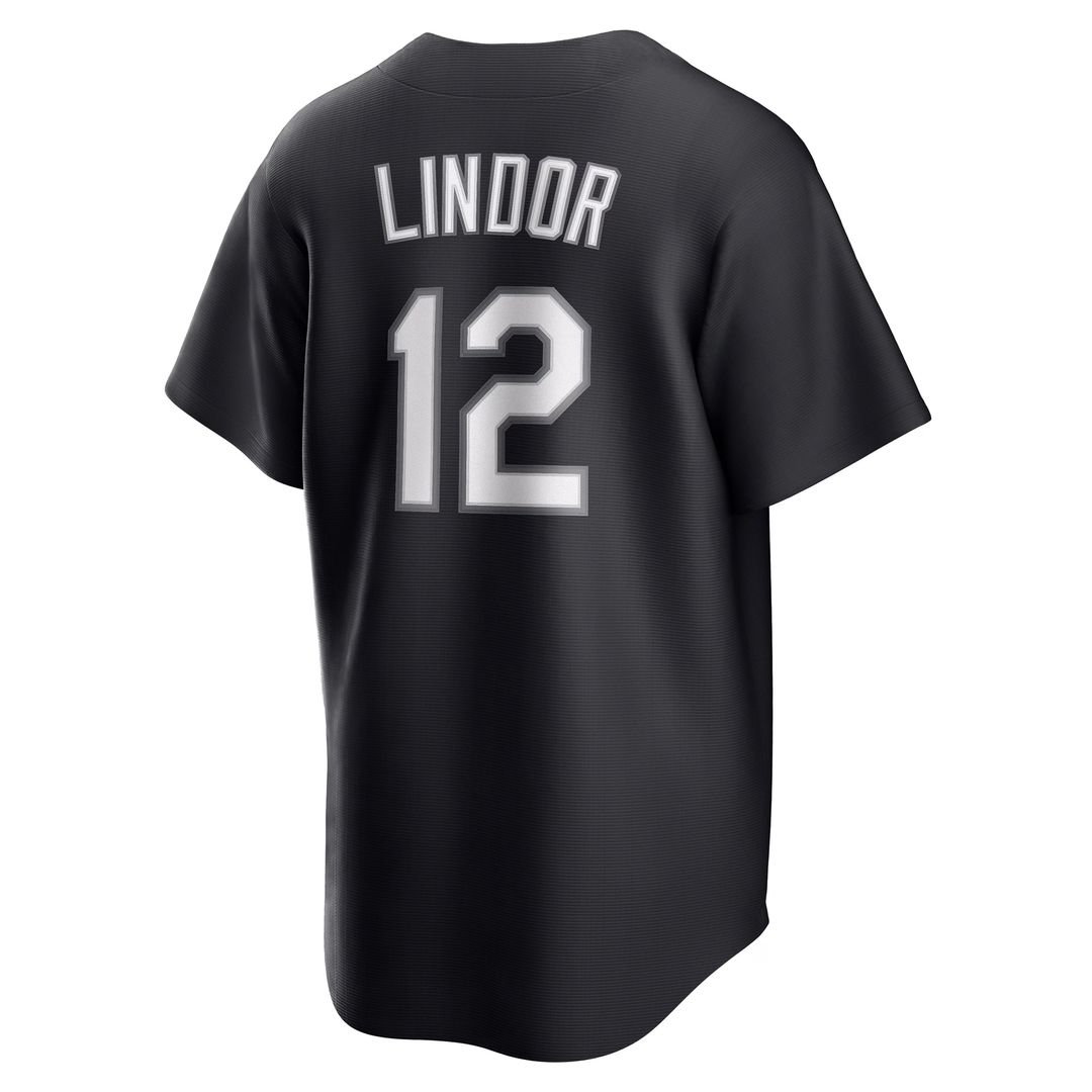 New York Mets Francisco Lindor Nike Replica Player Jersey - Black Team Jersey Sports Fan Apparel