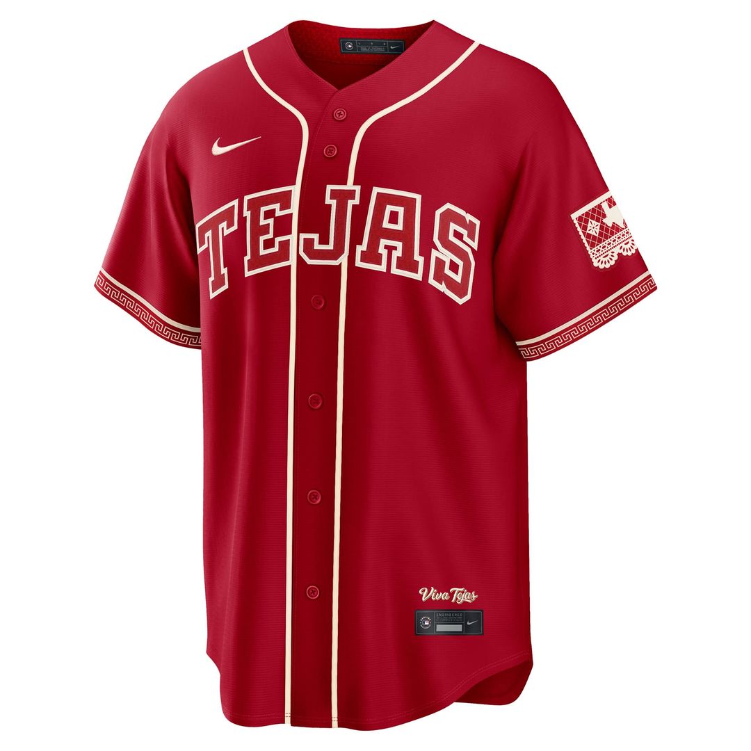 Texas Rangers Corey Seager Nike 2026 City Connect Stadium Jersey - Red Team Jersey Sports Fan Apparel
