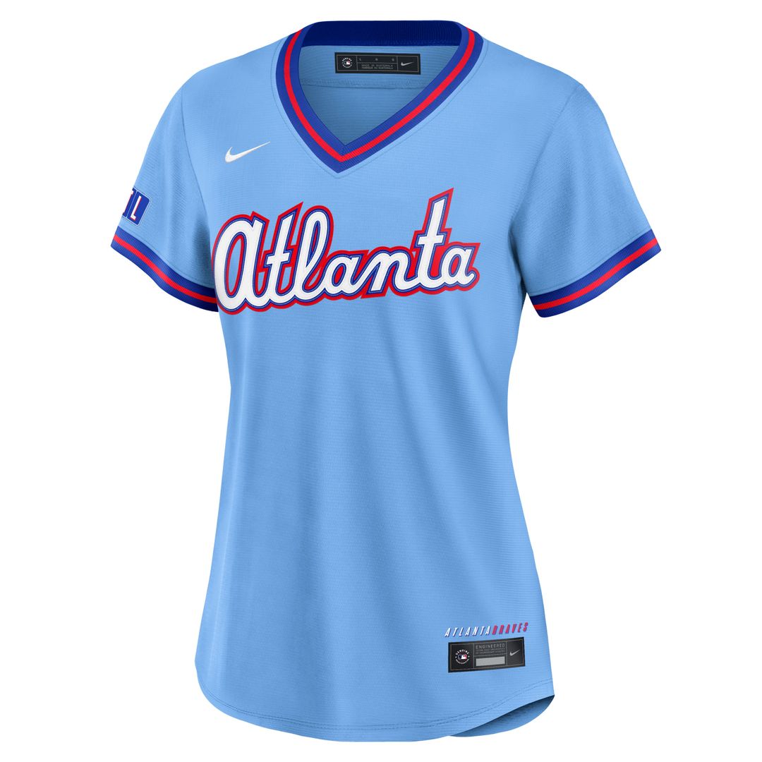Atlanta Braves Nike Women's 2026 City Connect Stadium Jersey - Powder Blue Team Jersey Sports Fan Apparel
