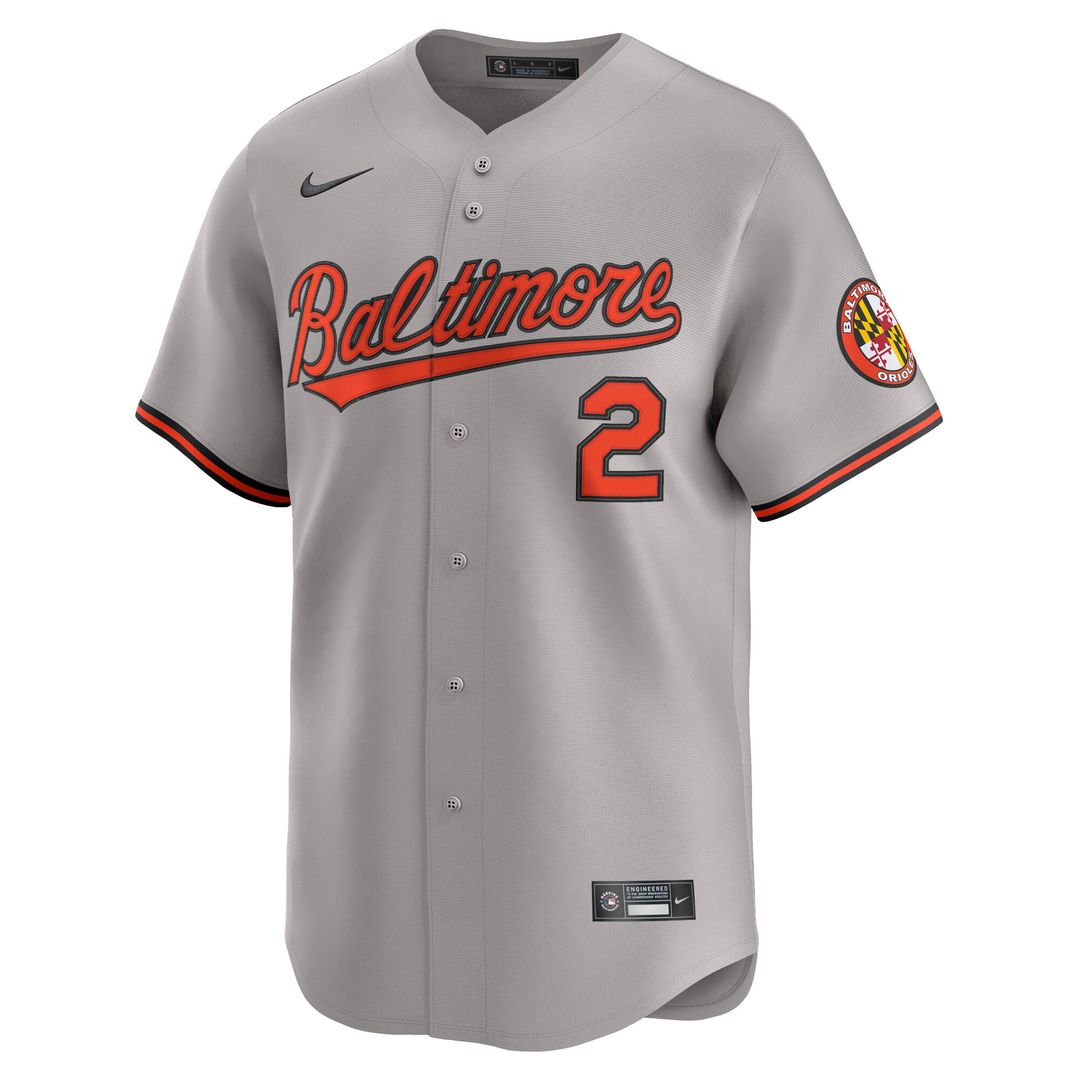 Baltimore Orioles Gunnar Henderson Nike Road Limited Player Jersey - Gray Team Jersey Sports Fan Apparel