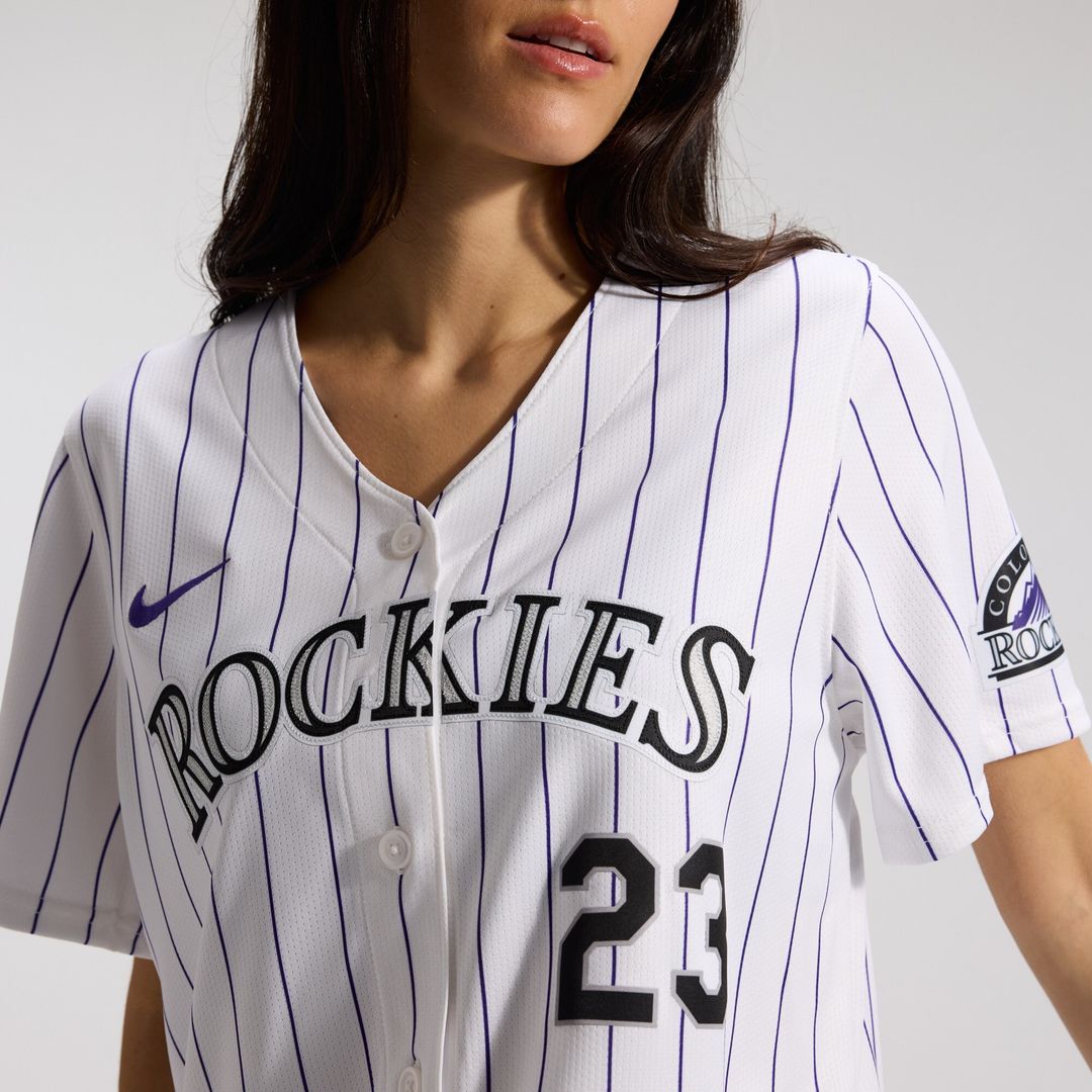 Colorado Rockies Kris Bryant Nike Women's Home Limited Player Jersey - White Team Jersey Sports Fan Apparel