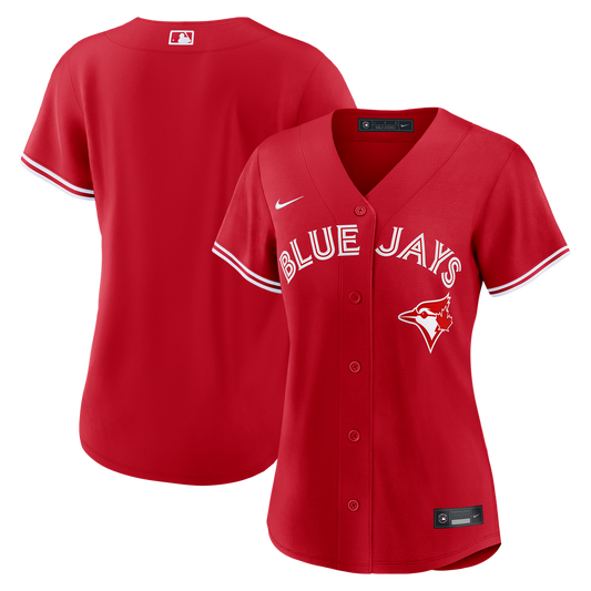 Toronto Blue Jays Nike Women's Alternate Replica Jersey - Red Team Jersey Sports Fan Apparel