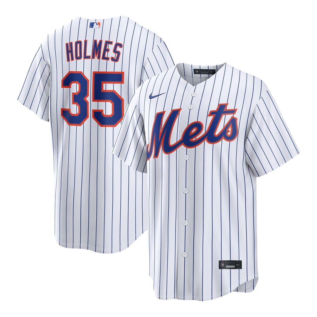 New York Mets Clay Holmes Nike Home Replica Jersey - White Team Jersey Sports Fan Apparel