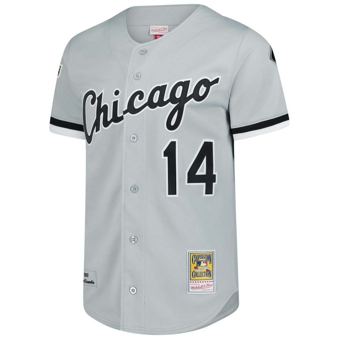 Chicago White Sox Paul Konerko Mitchell & Ness 2005 Cooperstown Authentic Jersey - Gray Team Jersey Sports Fan Apparel
