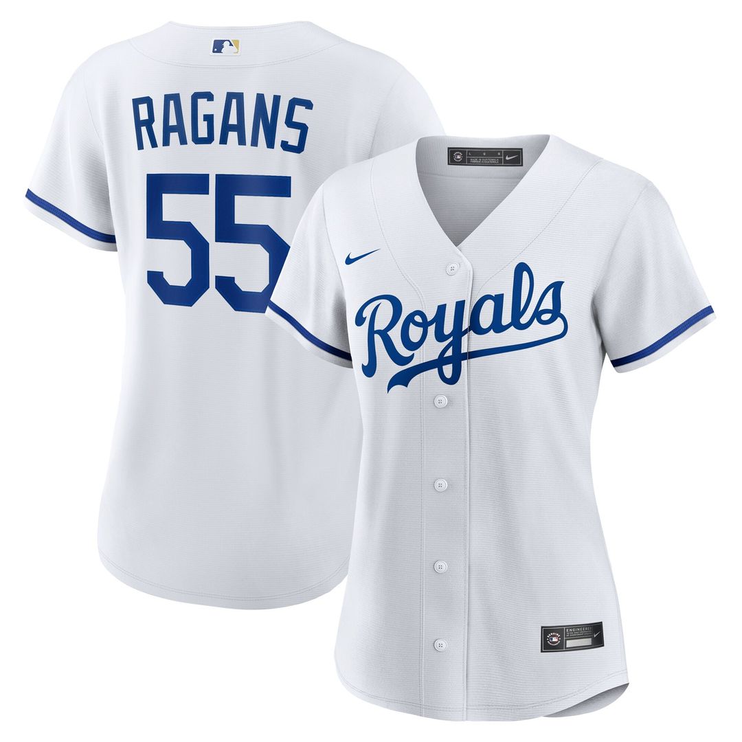 Kansas City Royals Cole Ragans Nike Women's Home Replica Jersey - White Team Jersey Sports Fan Apparel