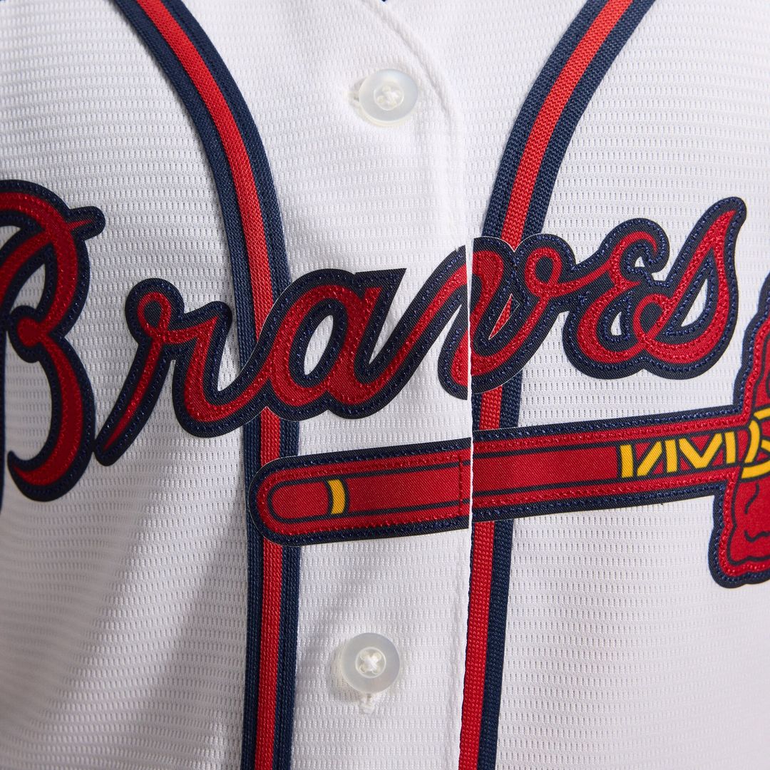 Atlanta Braves Nike Women's Home Replica Team Jersey - White Team Jersey Sports Fan Apparel
