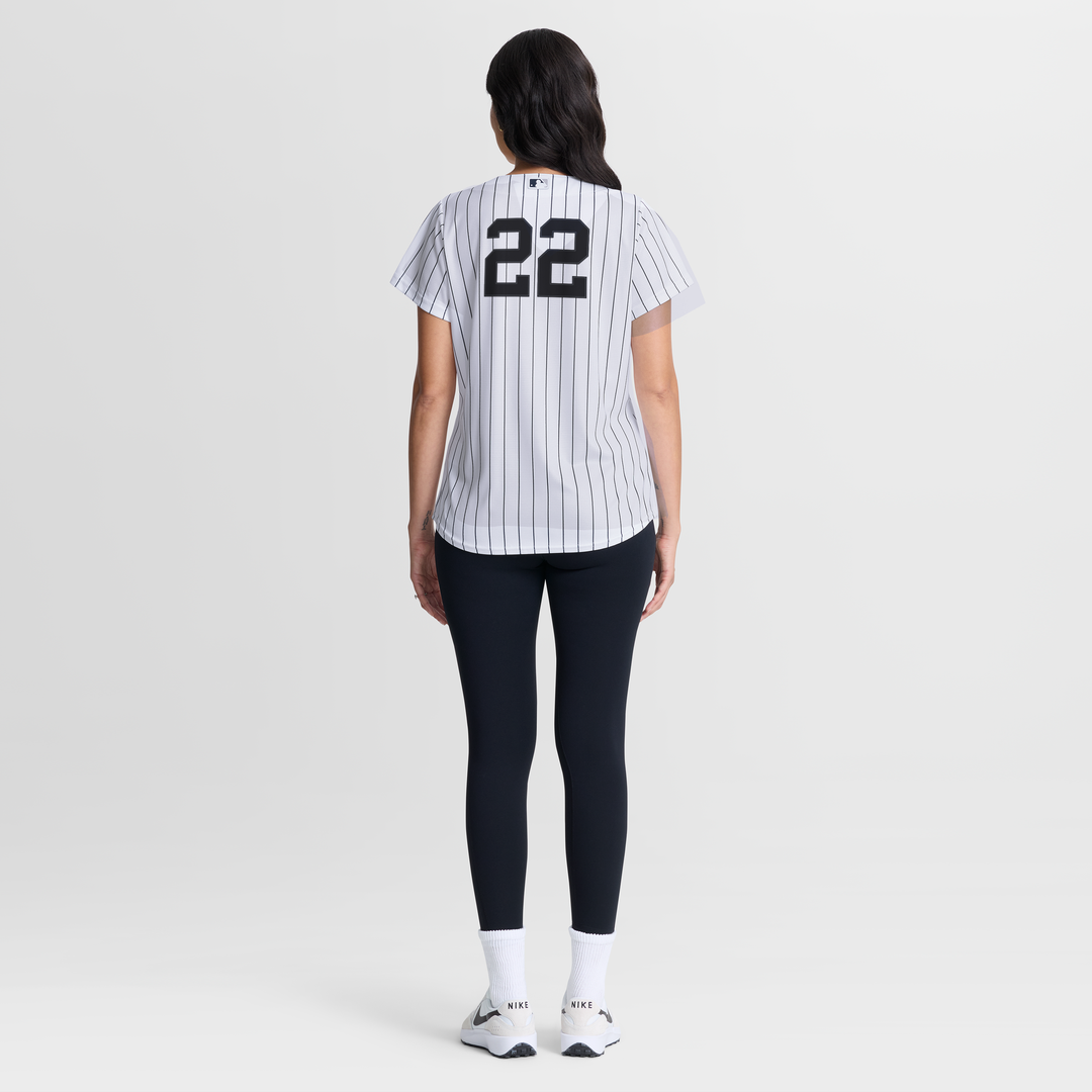 New York Yankees Ben Rice Nike Women's Home Replica Jersey - White Team Jersey Sports Fan Apparel