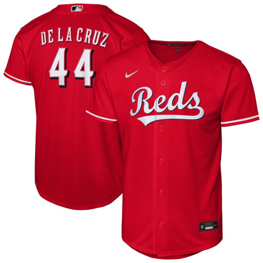 Cincinnati Reds Elly De La Cruz Nike Youth Alternate Replica Jersey - Red Team Jersey Sports Fan Apparel
