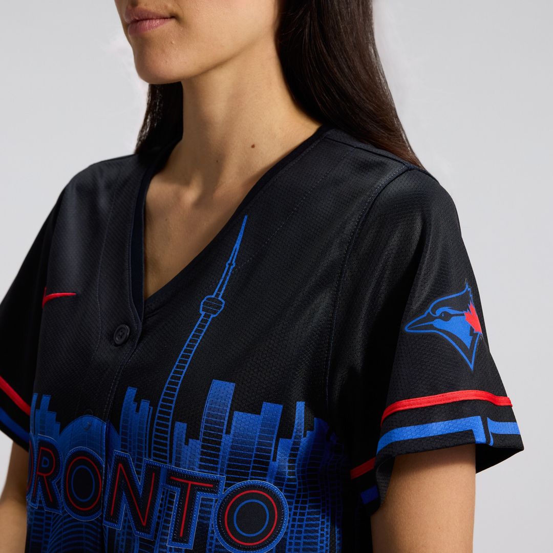 Toronto Blue Jays Vladimir Guerrero Jr. Nike Women's 2024 City Connect Limited Player Jersey - Navy Team Jersey Sports Fan Apparel