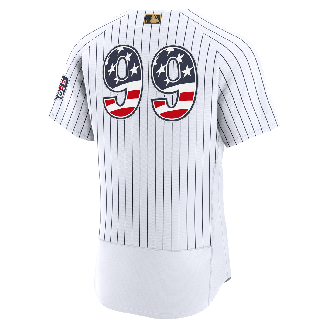 New York Yankees Aaron Judge Nike USA 250 Fourth of July Home Authentic Jersey - White Team Jersey Sports Fan Apparel